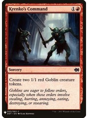 Magic: The Gathering Krenko's Command (997) Near Mint
