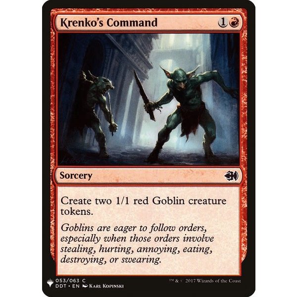 Magic: The Gathering Krenko's Command (997) Near Mint