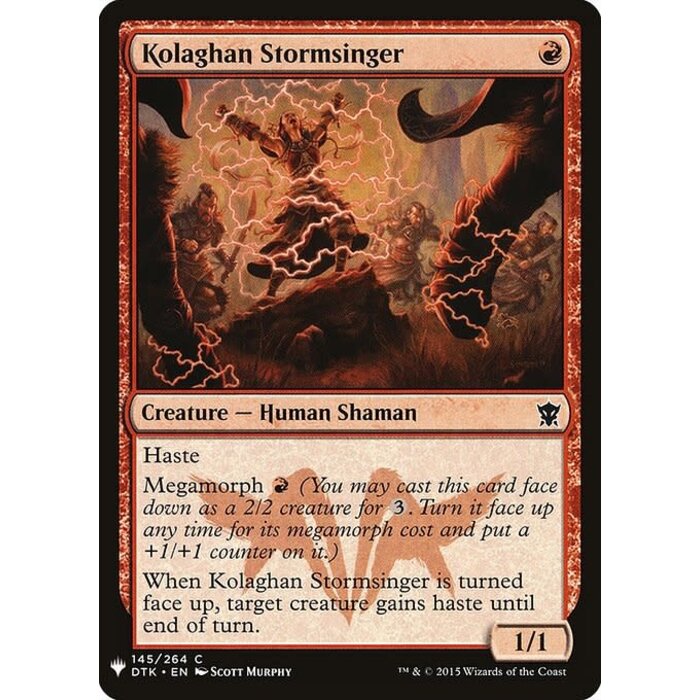 Magic: The Gathering Kolaghan Stormsinger (995) Near Mint