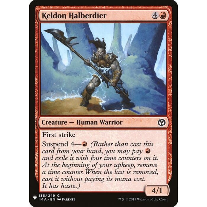 Magic: The Gathering Keldon Halberdier (988) Near Mint