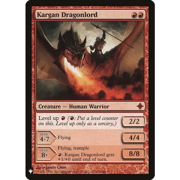 Magic: The Gathering Kargan Dragonlord (987) Lightly Played