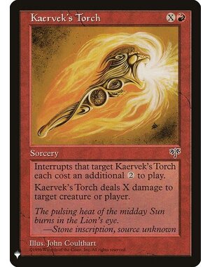 Magic: The Gathering Kaervek's Torch (986) Near Mint