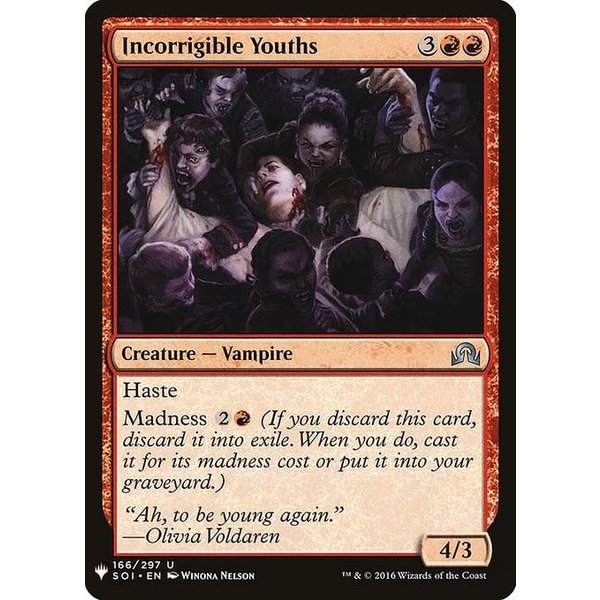 Magic: The Gathering Incorrigible Youths (980) Near Mint