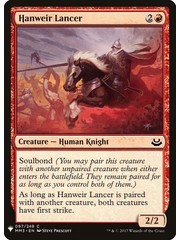 Magic: The Gathering Hanweir Lancer (972) Near Mint