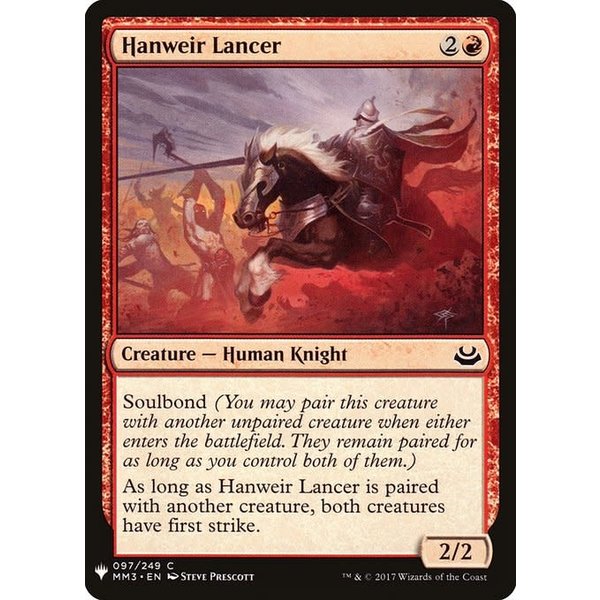 Magic: The Gathering Hanweir Lancer (972) Near Mint