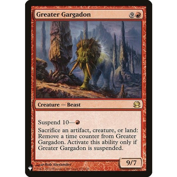 Magic: The Gathering Greater Gargadon (968) Near Mint