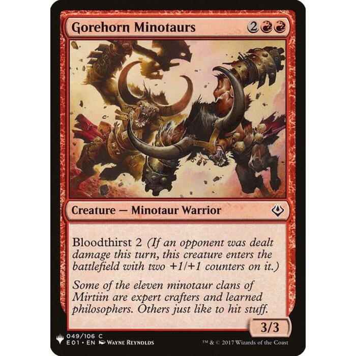 Magic: The Gathering Gorehorn Minotaurs (963) Near Mint