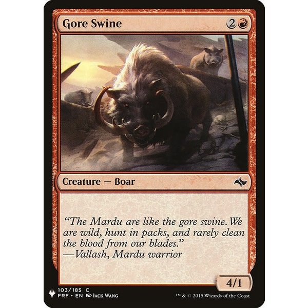Magic: The Gathering Gore Swine (964) Near Mint
