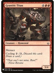 Magic: The Gathering Granitic Titan (965) Near Mint