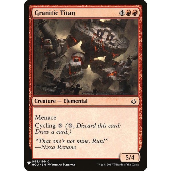 Magic: The Gathering Granitic Titan (965) Near Mint