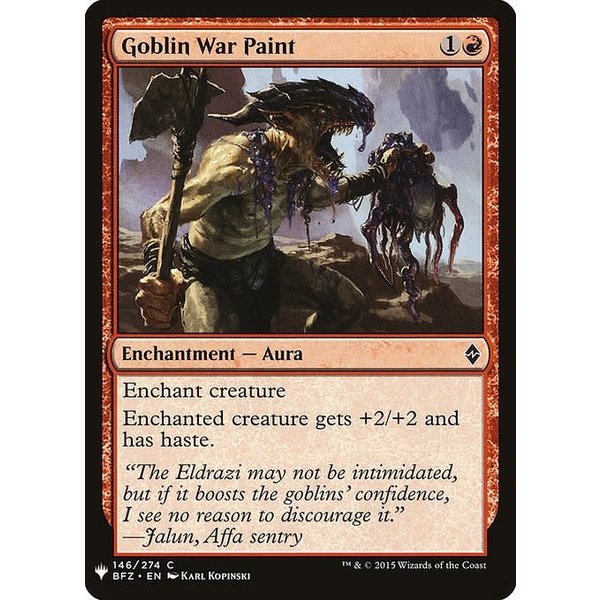 Magic: The Gathering Goblin War Paint (962) Near Mint