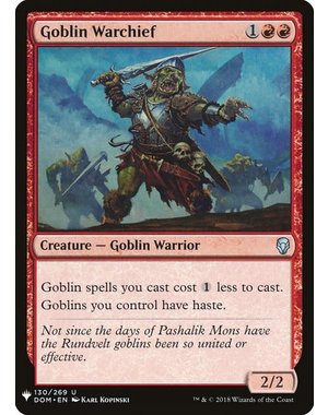 Magic: The Gathering Goblin Warchief (961) Near Mint