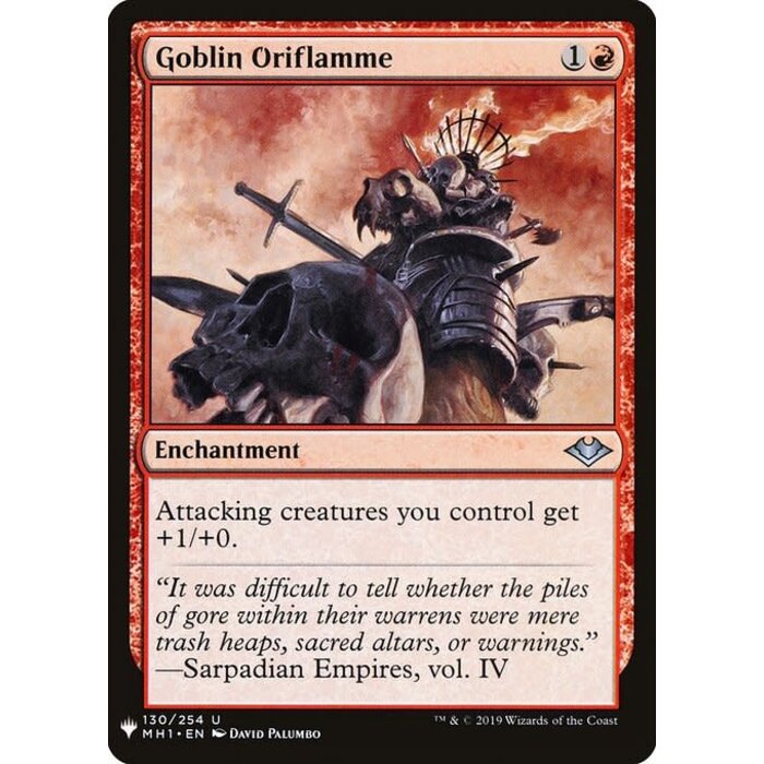 Magic: The Gathering Goblin Oriflamme (958) Near Mint