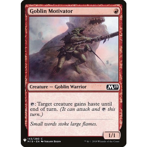 Magic: The Gathering Goblin Motivator (957) Near Mint