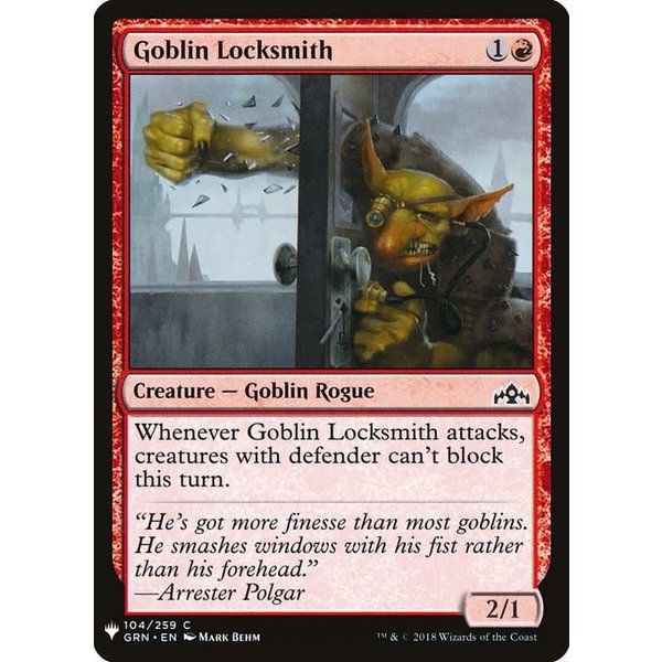 Magic: The Gathering Goblin Locksmith (955) Near Mint