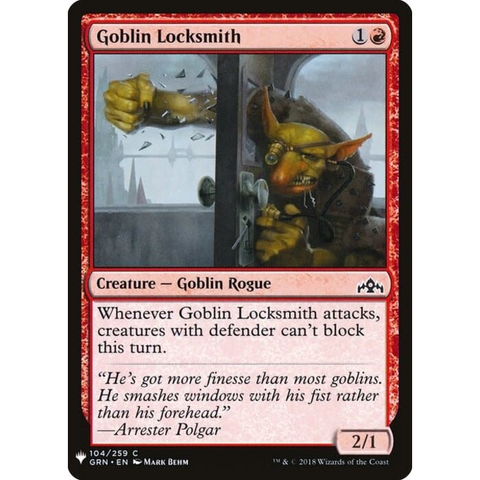 Magic: The Gathering Goblin Locksmith (955) Near Mint