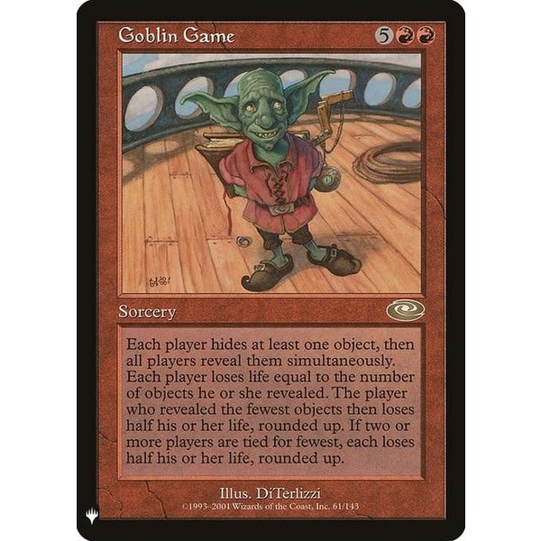 Magic: The Gathering Goblin Game (954) Near Mint