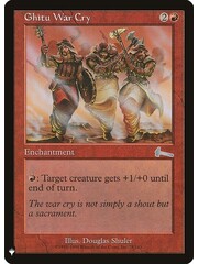 Magic: The Gathering Ghitu War Cry (948) Near Mint
