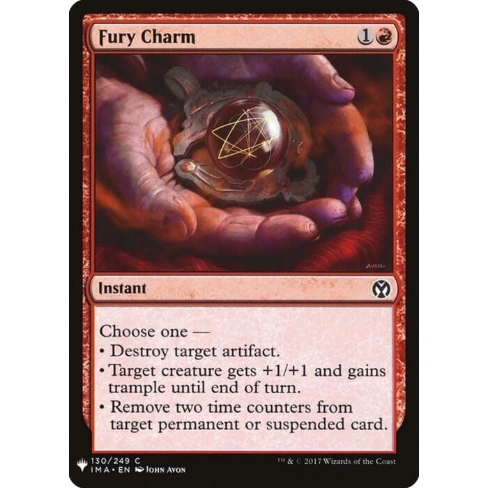 Magic: The Gathering Fury Charm (942) Near Mint