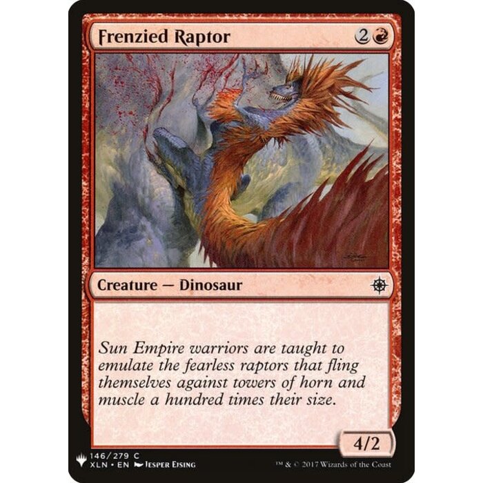 Magic: The Gathering Frenzied Raptor (937) Near Mint