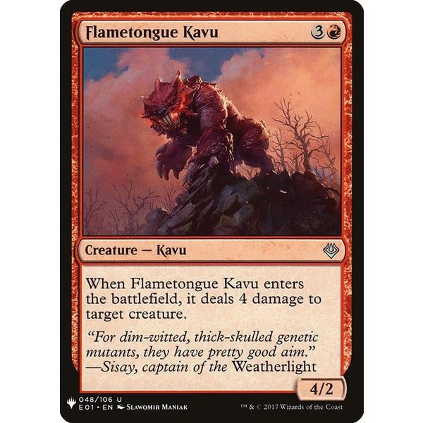 Magic: The Gathering Flametongue Kavu (932) Near Mint
