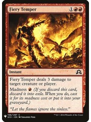 Magic: The Gathering Fiery Temper (925) Near Mint
