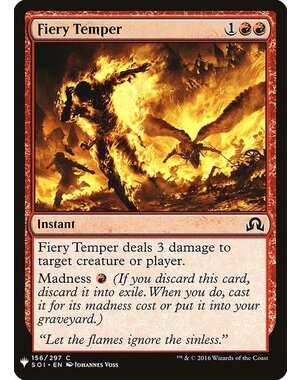 Magic: The Gathering Fiery Temper (925) Near Mint