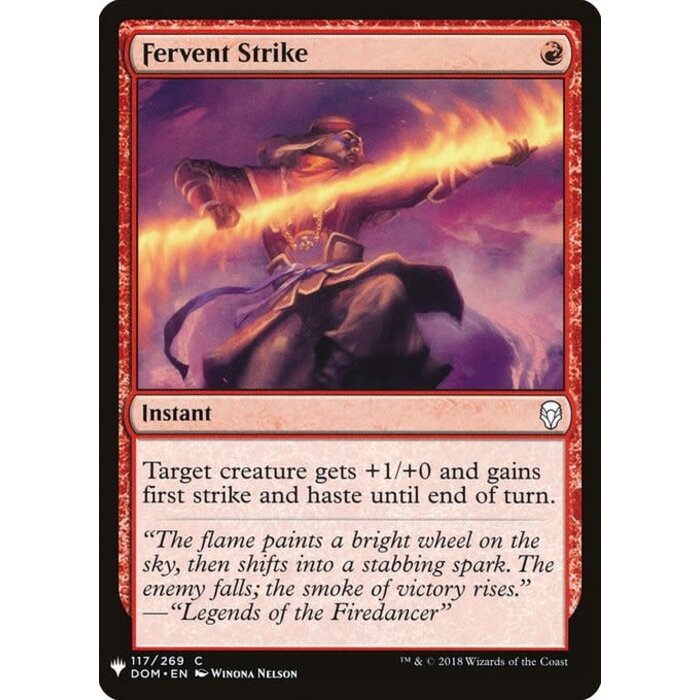 Magic: The Gathering Fervent Strike (922) Near Mint