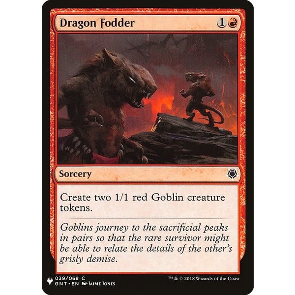 Magic: The Gathering Dragon Fodder (909) Near Mint