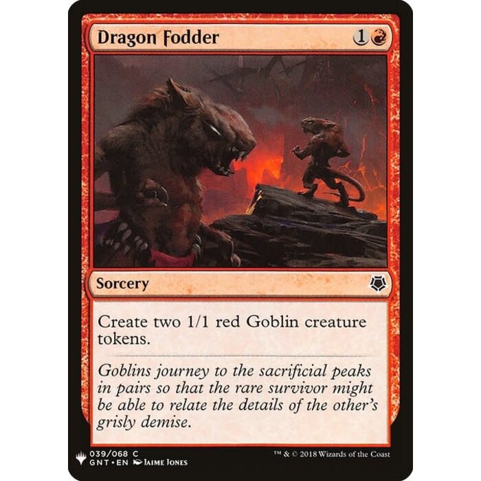 Magic: The Gathering Dragon Fodder (909) Near Mint