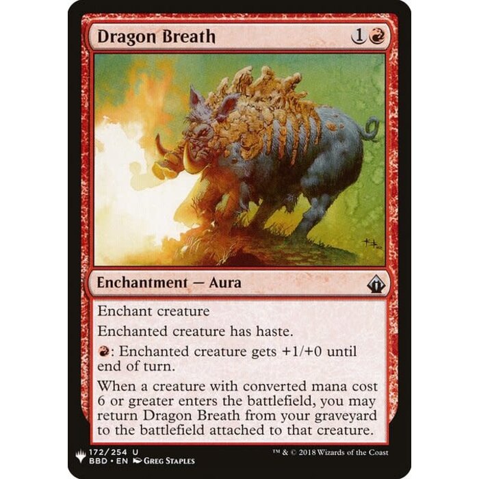 Magic: The Gathering Dragon Breath (907) Near Mint