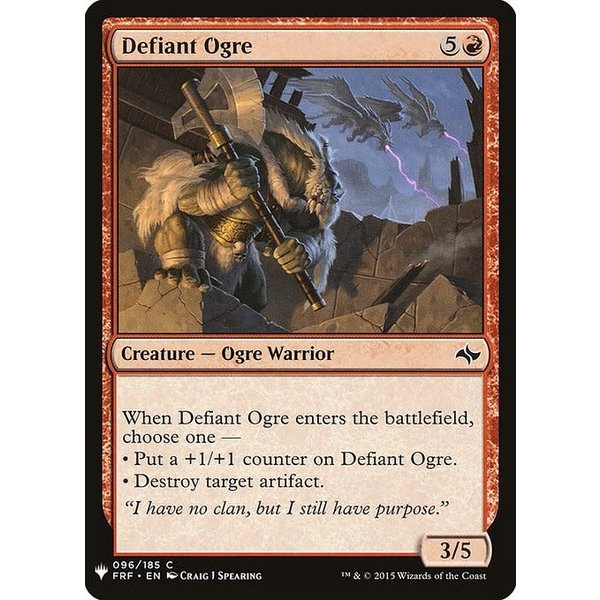 Magic: The Gathering Defiant Ogre (900) Near Mint