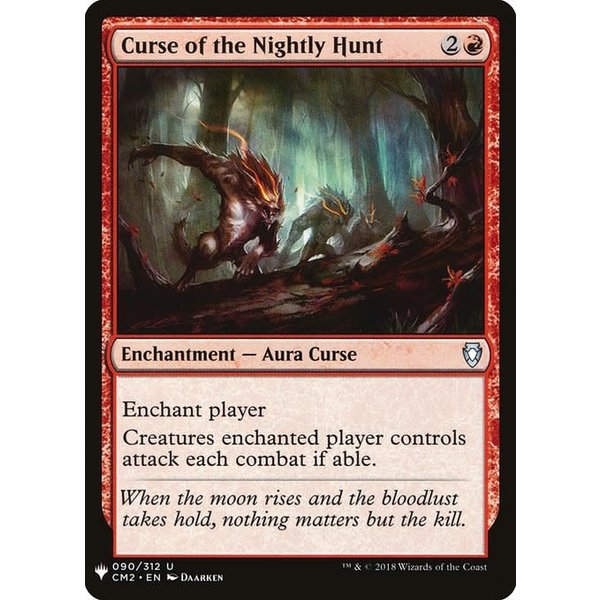 Magic: The Gathering Curse of the Nightly Hunt (897) Near Mint