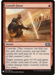 Magic: The Gathering Crowd's Favor (894) Near Mint