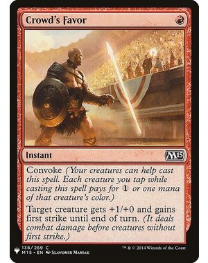 Magic: The Gathering Crowd's Favor (894) Near Mint