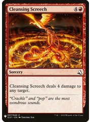 Magic: The Gathering Cleansing Screech (889) Near Mint