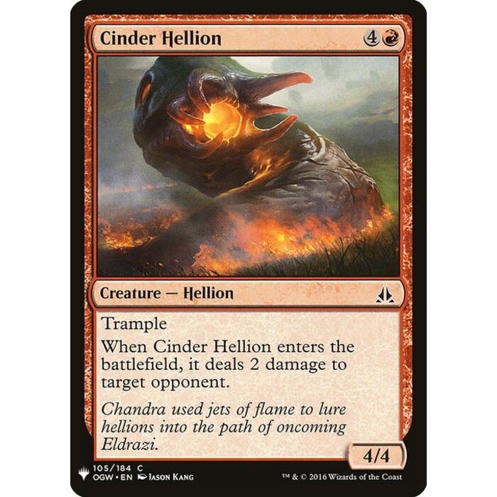 Magic: The Gathering Cinder Hellion (888) Near Mint