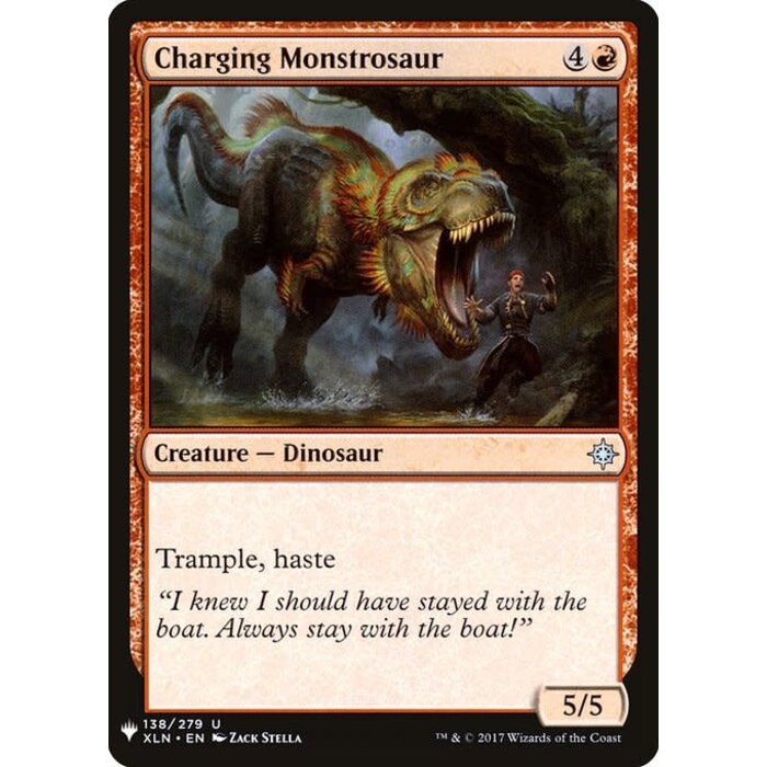 Magic: The Gathering Charging Monstrosaur (886) Near Mint