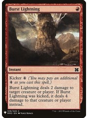 Magic: The Gathering Burst Lightning (879) Near Mint