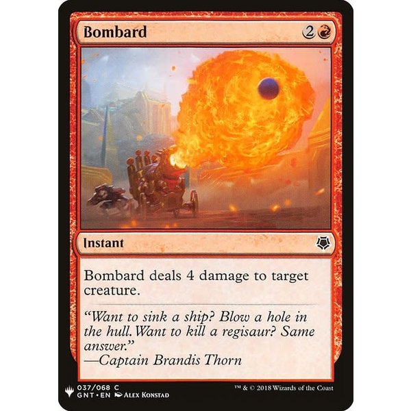 Magic: The Gathering Bombard (867) Near Mint