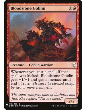 Magic: The Gathering Bloodstone Goblin (862) Near Mint