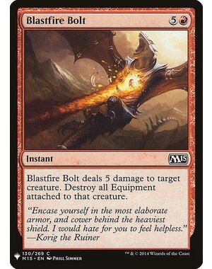 Magic: The Gathering Blastfire Bolt (855) Near Mint