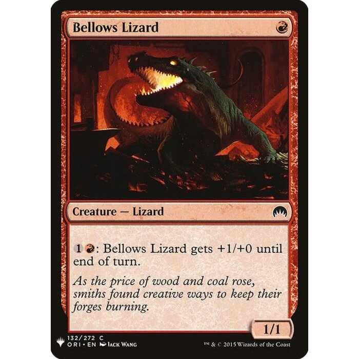 Magic: The Gathering Bellows Lizard (853) Near Mint