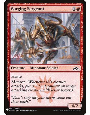 Magic: The Gathering Barging Sergeant (848) Near Mint