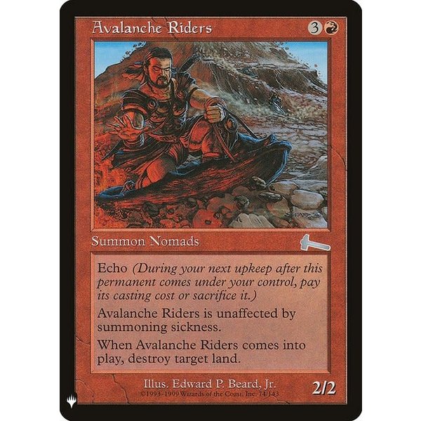 Magic: The Gathering Avalanche Riders (844) Near Mint