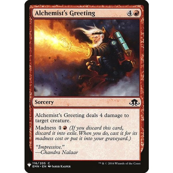 Magic: The Gathering Alchemist's Greeting (836) Near Mint