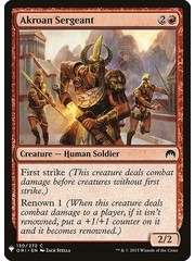 Magic: The Gathering Akroan Sergeant (835) Near Mint