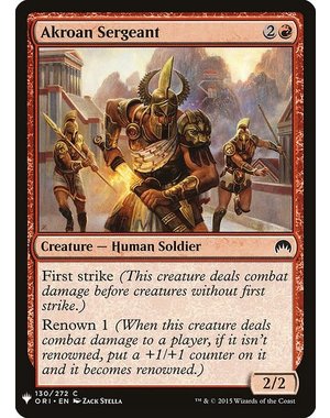 Magic: The Gathering Akroan Sergeant (835) Near Mint