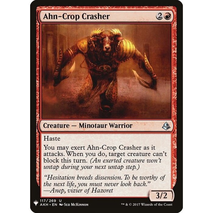 Magic: The Gathering Ahn-Crop Crasher (833) Near Mint