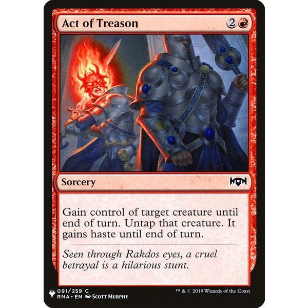 Magic: The Gathering Act of Treason (831) Near Mint